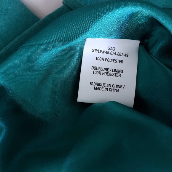 Laura Turquoise Jacket NWT - Picture 10 of 10